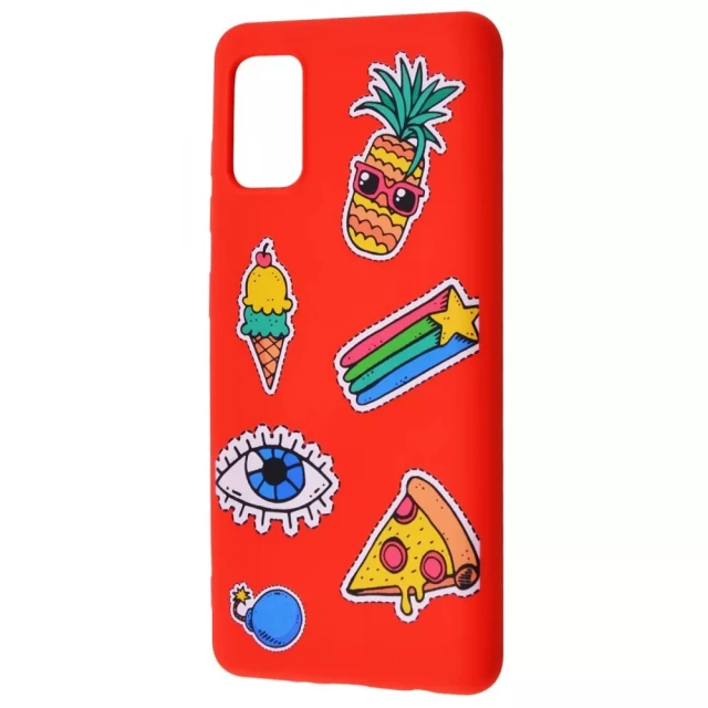 Чехол WAVE Fancy Case для Samsung Galaxy A41 (A415F) Color Style Red (2001000213436)