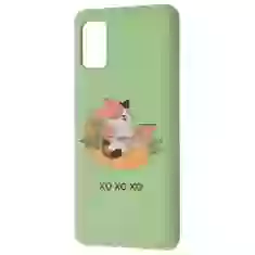 Чехол WAVE Fancy Case для Samsung Galaxy A41 (A415F) Freelance Cat Mint Gum (2001000259014)