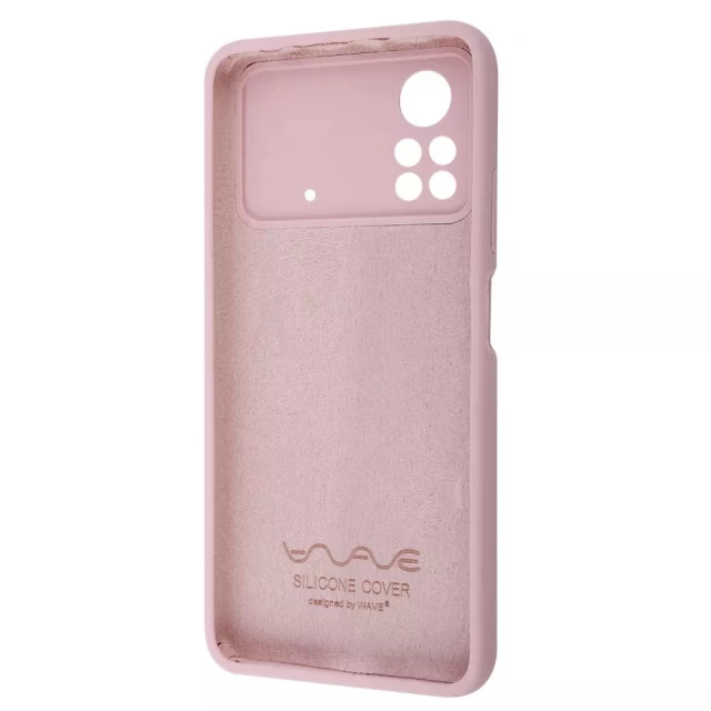 Чохол WAVE Full Silicone Cover для Xiaomi Poco X4 Pro 5G Pink Sand (2001000535897)
