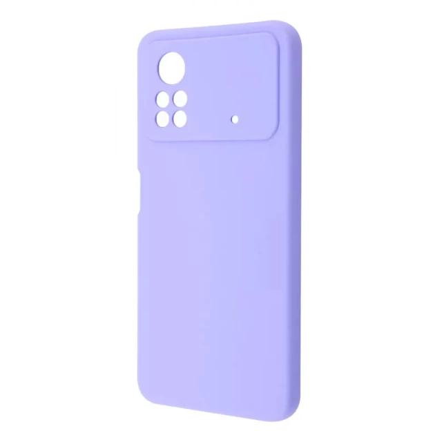 Чехол WAVE Full Silicone Cover для Xiaomi Poco X4 Pro 5G Light Purple (2001000550432)