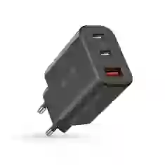 Сетевое зарядное устройство Tech-Protect 30W 2xUSB-C | USB-A Black (9490713935231)