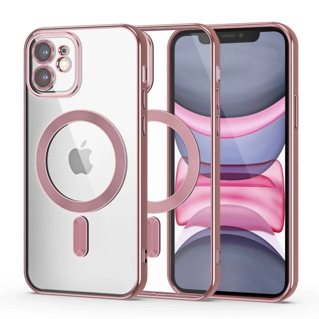 Чохол Tech-Protect MagShine для iPhone 11 Rose Gold with MagSafe (9490713935361)