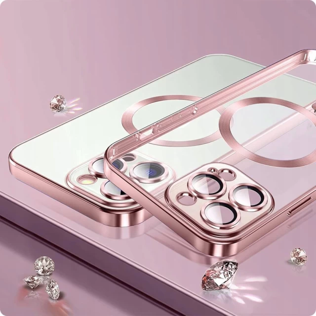 Чехол Tech-Protect MagShine для iPhone 13 Gold with MagSafe (9490713935484)