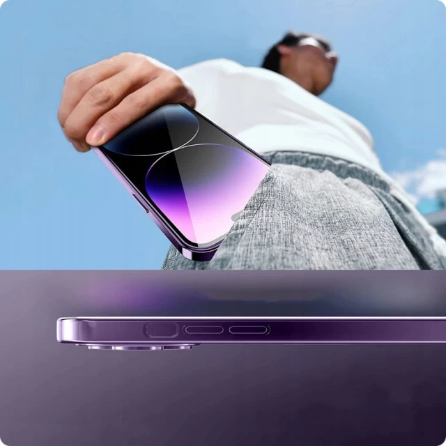 Чохол Tech-Protect MagShine для iPhone 14 Pro Purple with MagSafe (9490713935644)