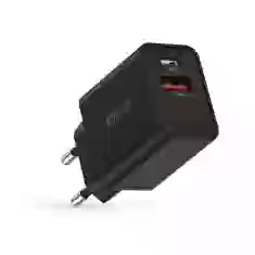 Мережевий зарядний пристрій Tech-Protect 30W USB-C | USB-A Black (9490713935187)