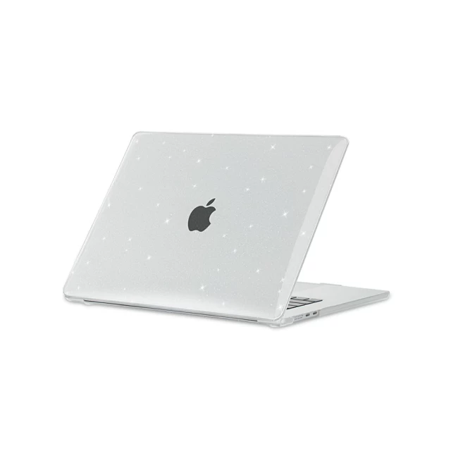 Чохол Tech-Protect Smartshell для MacBook Air 15 (2023) Glitter Clear (9490713935736)