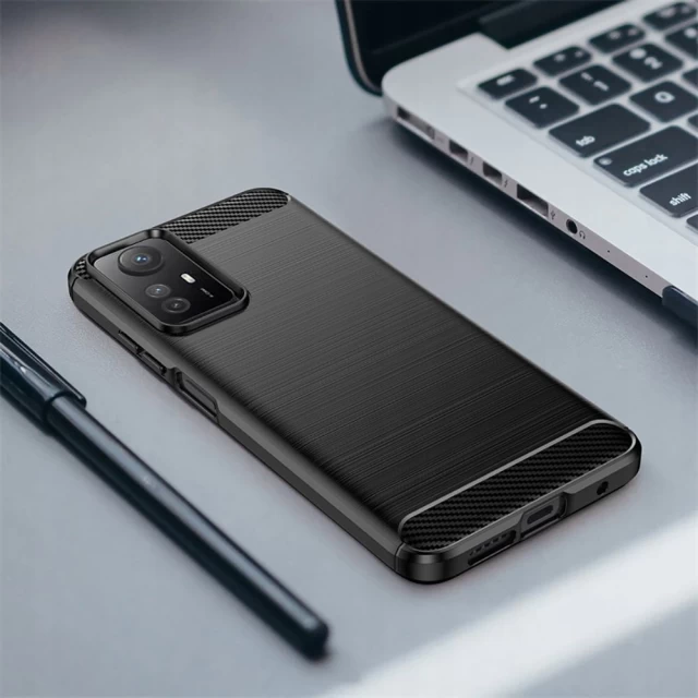 Чехол Tech-Protect TpuCarbon для Xiaomi Redmi Note 12s Black (9490713936290)