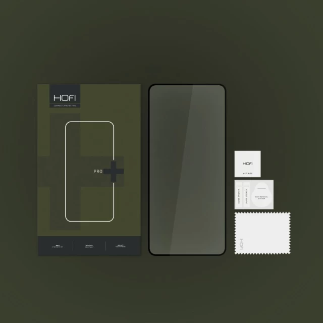 Захисне скло Hofi Glass Pro+ для Xiaomi Poco F5 Black (9490713936351)