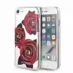 Чохол Guess Flower Desire Red Rose для iPhone SE 2022/SE 2020 | 8 | 7 Transparent (GUHCI8ROSTR)