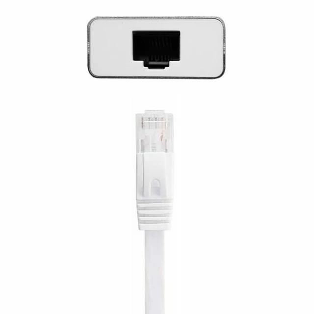 USB-хаб Macally 6-in-1 Multiport USB-C to 2xUSB-A/2xUSB-C/Ethernet/HDMI Silver (UCDOCK6)