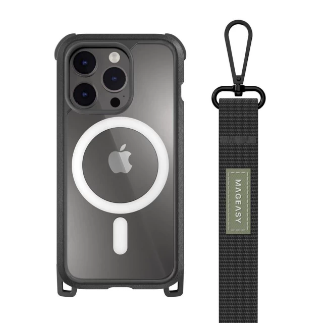 Чехол Switcheasy Odyssey Plus M Classic для iPhone 14 Pro Black with MagSafe(MPH61P054LK22)