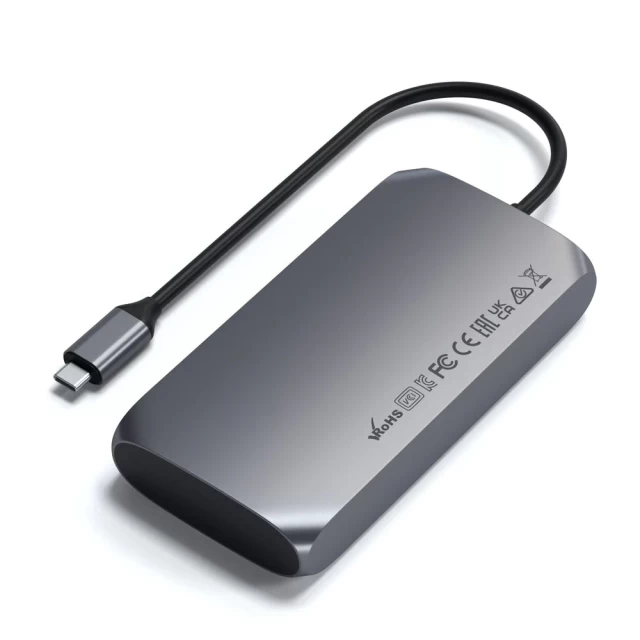 USB-хаб Satechi M1 Multimedia Aluminum USB-C to 2xUSB-C/2xUSB-A/2xHDMI Space Gray (ST-UCM1HM)
