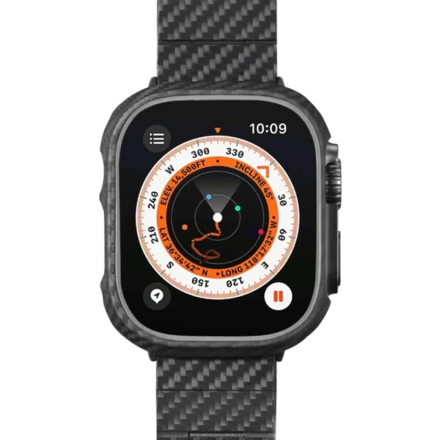 Чохол Pitaka Air Case для Apple Watch Ultra 49mm Black/Grey (KW3001A)