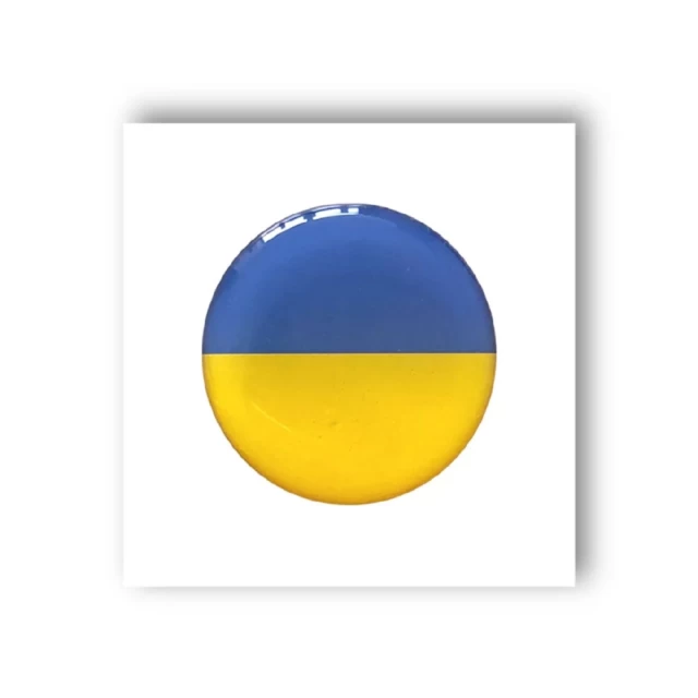 3D стікер для ґаджетів Прапор України