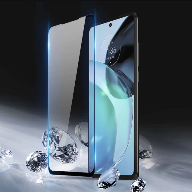Защитное стекло Dux Ducis 9D Tempered Glass для Motorola Moto G72 Black (6934913032862)