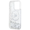 Чехол Karl Lagerfeld Liquid Glitter Karl Head для iPhone 15 Pro Max Transparent with MagSafe (KLHMP15XLGKISGH)
