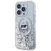 Чохол Karl Lagerfeld Liquid Glitter Choupette Head для iPhone 13 | 13 Pro Transparent with MagSafe (KLHMP13LLGCHSGH)