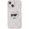 Чохол Karl Lagerfeld IML Choupette Head & Monogram для iPhone 13 Pink (KLHCP13MHKLPCHP)