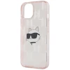 Чохол Karl Lagerfeld IML Choupette Head & Monogram для iPhone 13 Pink (KLHCP13MHKLPCHP)