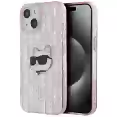 Чохол Karl Lagerfeld IML Choupette Head & Monogram для iPhone 13 Pink (KLHCP13MHKLPCHP)