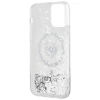 Чохол Karl Lagerfeld Liquid Glitter Choupette Head для iPhone 12 | 12 Pro Transparent with MagSafe (KLHMP12MLGCHSGH)