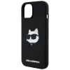 Чохол Karl Lagerfeld Silicone Choupette Head для iPhone 15 Plus | 14 Plus Black with MagSafe (KLHMP15MSCHPPLK)