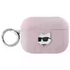 Чохол для навушників Karl Lagerfeld Monogram Choupette Head для AirPods Pro 2 Pink (KLAP2PGCHPP)