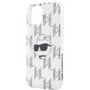 Чохол Karl Lagerfeld IML Choupette Head & Monogram для iPhone 15 | 14 | 13 Transparent (KLHCP15SHKLPCHT)