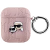 Чохол для навушників Karl Lagerfeld Monogram Karl & Choupette Head для AirPods 2 | 1 Pink (KLA2PGKCPP)