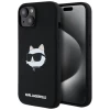 Чохол Karl Lagerfeld Silicone Choupette Head для iPhone 15 | 14 | 13 Black with MagSafe (KLHMP15SSCHPPLK)