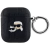 Чохол для навушників Karl Lagerfeld Monogram Karl & Choupette Head для AirPods 2 | 1 Black (KLA2PGKCPK)