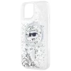 Чохол Karl Lagerfeld Liquid Glitter Choupette Head для iPhone 15 Plus | 14 Plus Transparent with MagSafe (KLHMP15MLGCHSGH)