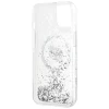 Чохол Karl Lagerfeld Liquid Glitter Choupette Head для iPhone 15 Plus | 14 Plus Transparent with MagSafe (KLHMP15MLGCHSGH)