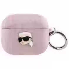 Чохол для навушників Karl Lagerfeld Monogram Karl Head для AirPods 3 Pink (KLA3PGKIPP)