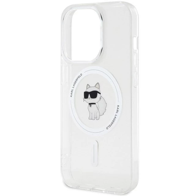 Чохол Karl Lagerfeld IML Choupette для iPhone 13 Pro Max Transparent with MagSafe (KLHMP13XHFCCNOT)