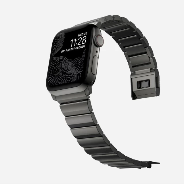 Ремінець Upex SteelBand для Apple Watch 49 | 45 | 44 | 42 mm Black (5906302300075)