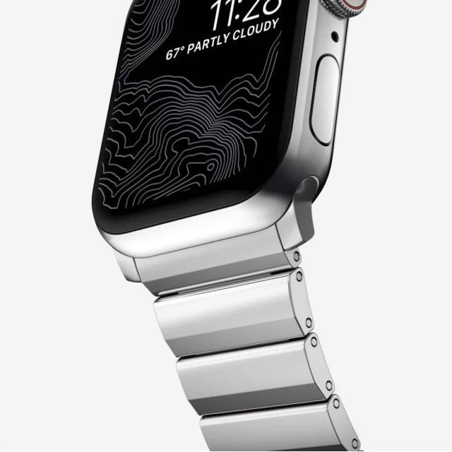 Ремінець Upex SteelBand для Apple Watch 49 | 45 | 44 | 42 mm Silver (5906302300495)