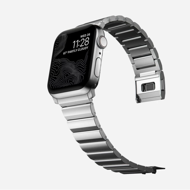 Ремінець Upex SteelBand для Apple Watch 49 | 45 | 44 | 42 mm Silver (5906302300495)