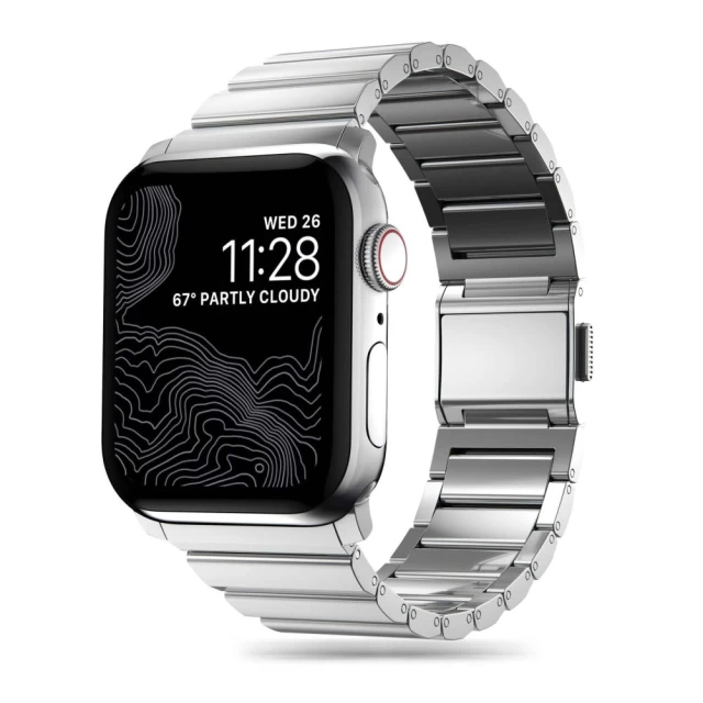 Ремешок Upex SteelBand для Apple Watch 49 | 45 | 44 | 42 mm Silver (5906302300495)