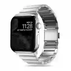 Ремінець Upex SteelBand для Apple Watch 49 | 45 | 44 | 42 mm Silver (5906302300495)