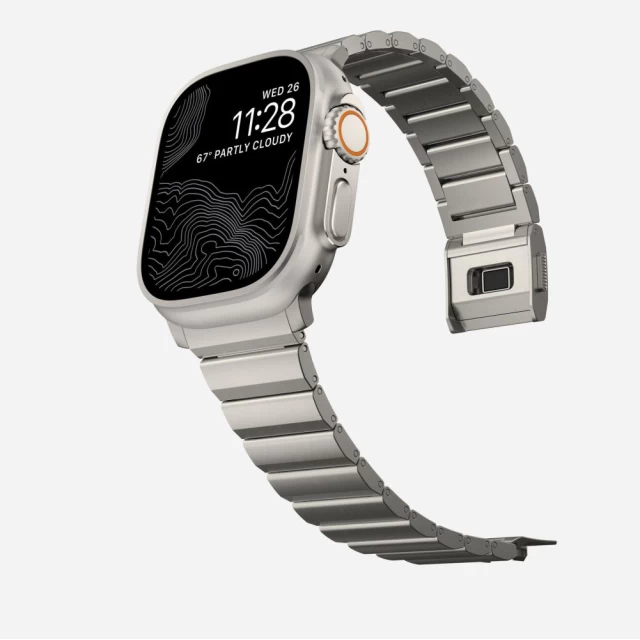 Ремешок Upex SteelBand для Apple Watch 49 | 45 | 44 | 42 mm Titanium (5906302300501)