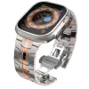 Ремешок Upex Stainless Line для Apple Watch 49 | 45 | 44 | 42 mm Orange Titanium (5906203697311)