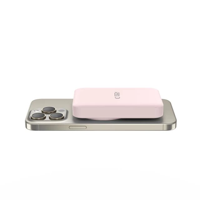 Портативний зарядний пристрій Tech-Protect PB11 LifeMag 10000mAh 15W Pink with MagSafe (5906302309535)