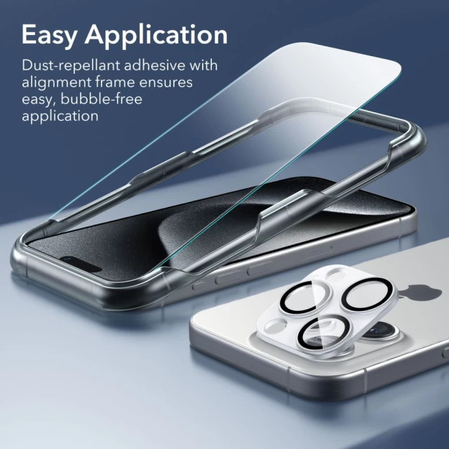 Защитный комплект ESR Classic Pro Set Halolock для iPhone 15 Pro Clear with MagSafe (4894240204672)