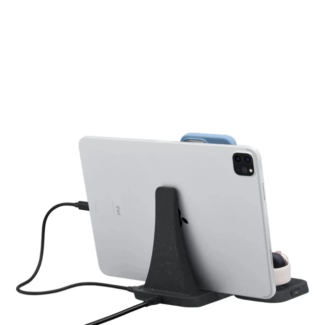 Бездротовий зарядний пристрій Zens Modular Wireless Charger with iPad Charging Stand 4-in-1 15W | 30W Black (ZEAPM03/00)