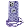 Чохол Karl Lagerfeld IML Crossbody Monogram Karl & Choupette Head для iPhone 15 Pro Max Purple with MagSafe (KLHMP15XHCKCKLCU)