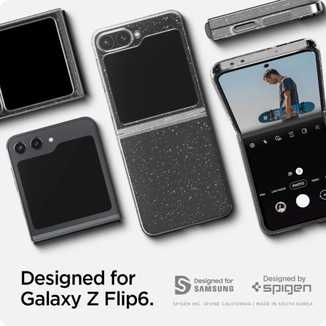 Чехол Spigen AirSkin для Samsung Galaxy Flip6 (F741) Glitter Crystal (ACS07838)