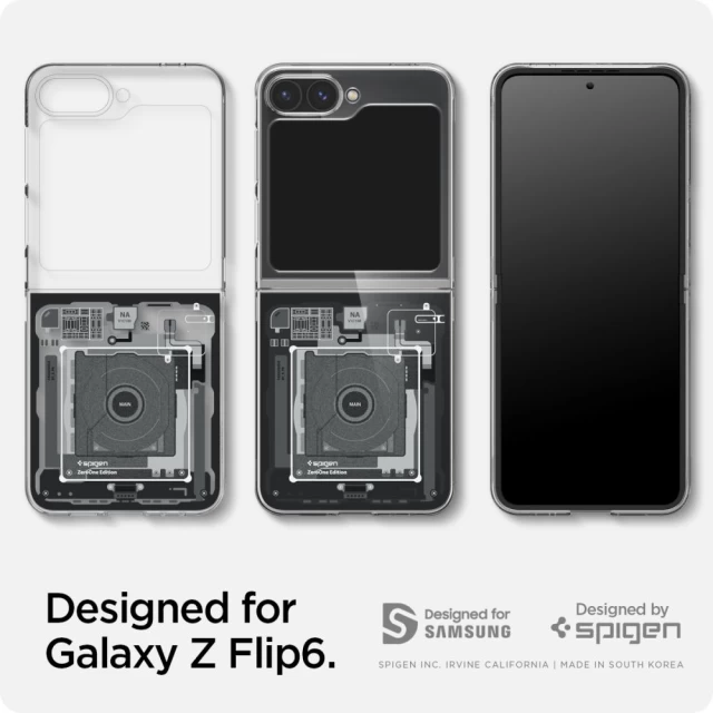 Чохол Spigen AirSkin для Samsung Galaxy Flip6 (F741) Zero One (ACS07837)