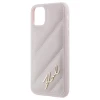 Чохол Karl Lagerfeld Diagonal Quilted Script для iPhone 11 | XR Pink (KLHCN61PQDSMGP)