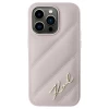 Чохол Karl Lagerfeld Diagonal Quilted Script для iPhone 14 Pro Max Pink (KLHCP14XPQDSMGP)